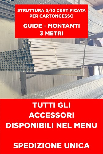 Profili cartongesso montanti - cartongesso,
